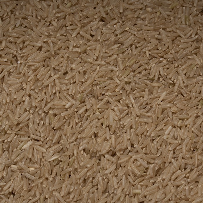 Riz brun grain long de culture naturelle